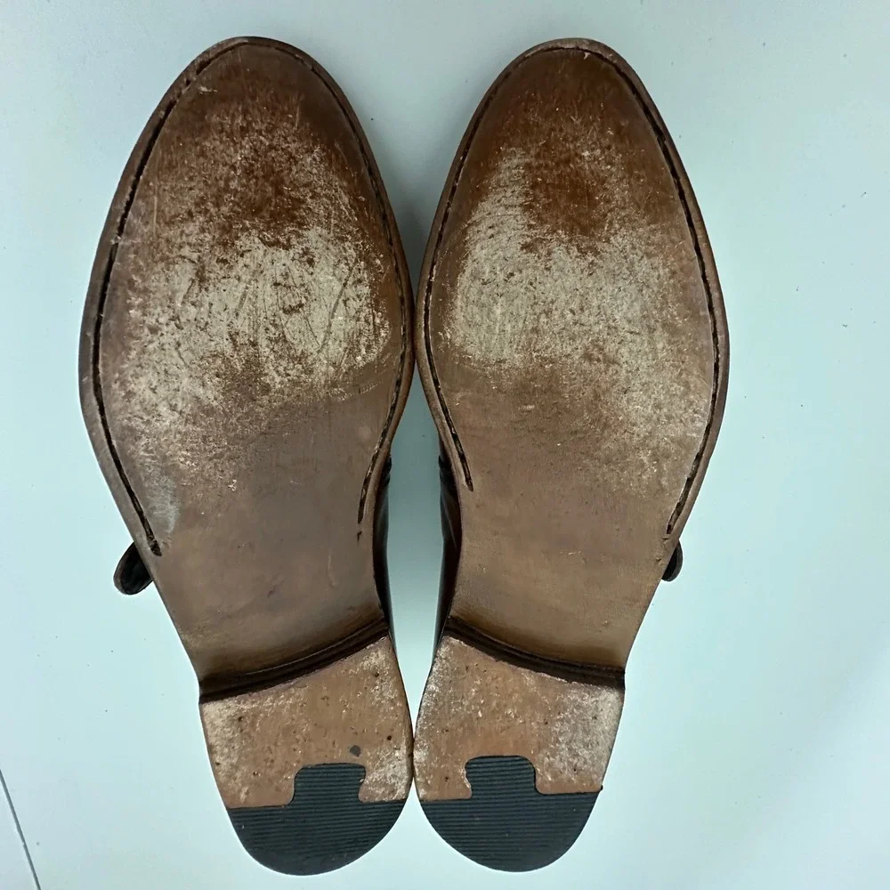 To Boot NY Adam Derrick Mens Shoes 10 Brown Leather Single Monk Strap Classic